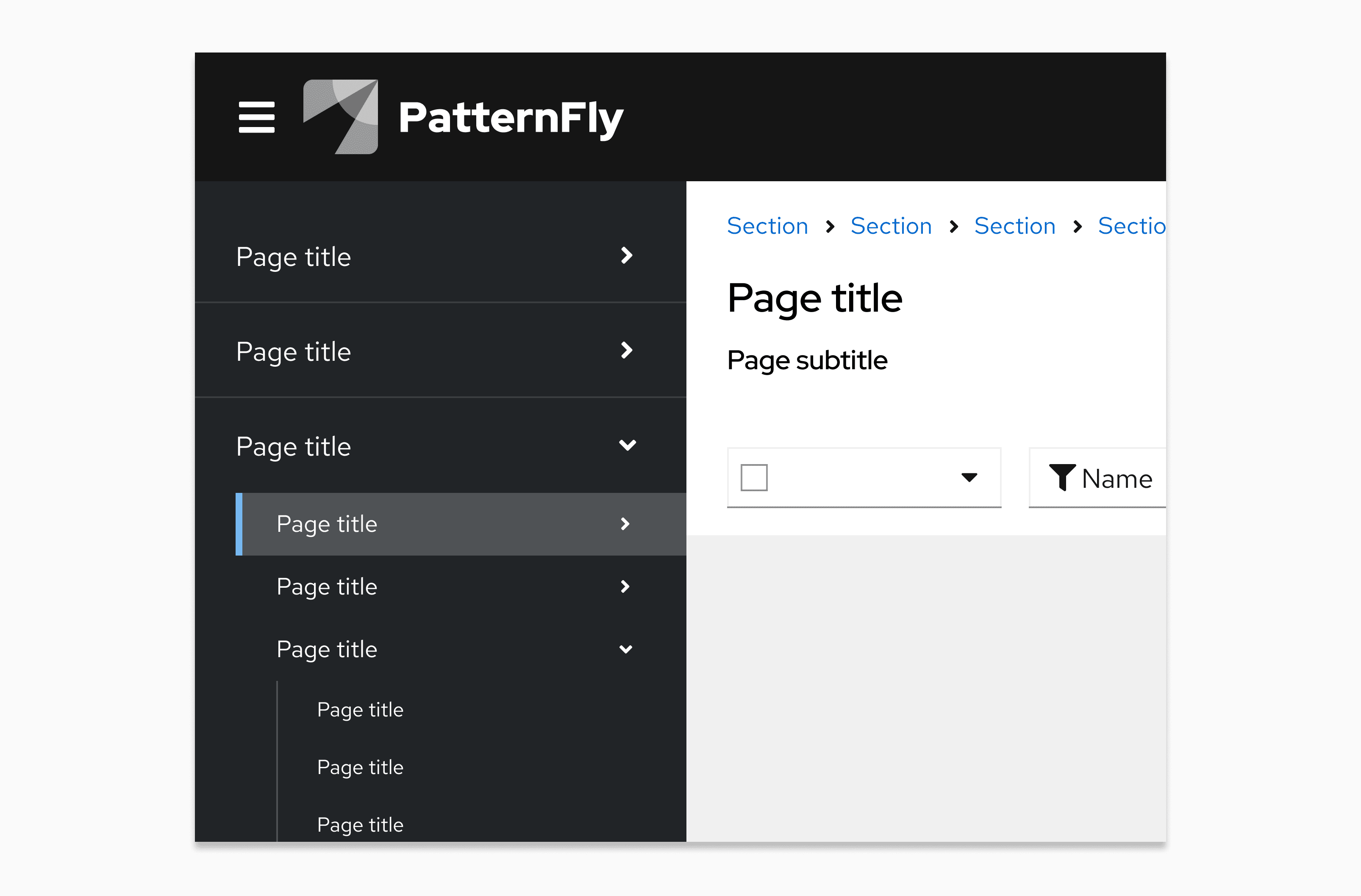 A side navigation menu, expanded to show capitalization styles.