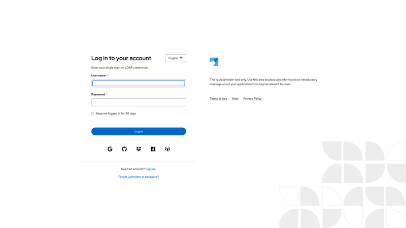 With header utilities screenshot