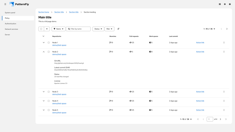 Expandable screenshot