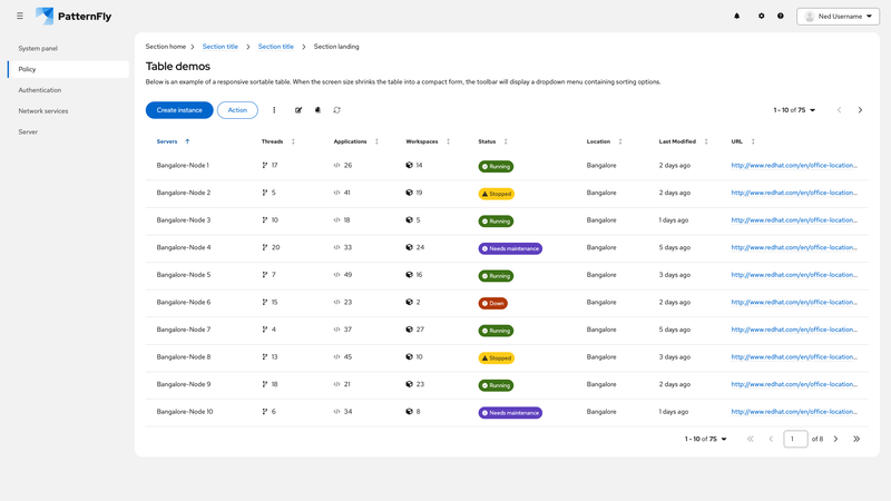 Sortable - responsive screenshot