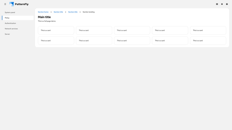 Advanced integration with menu options screenshot