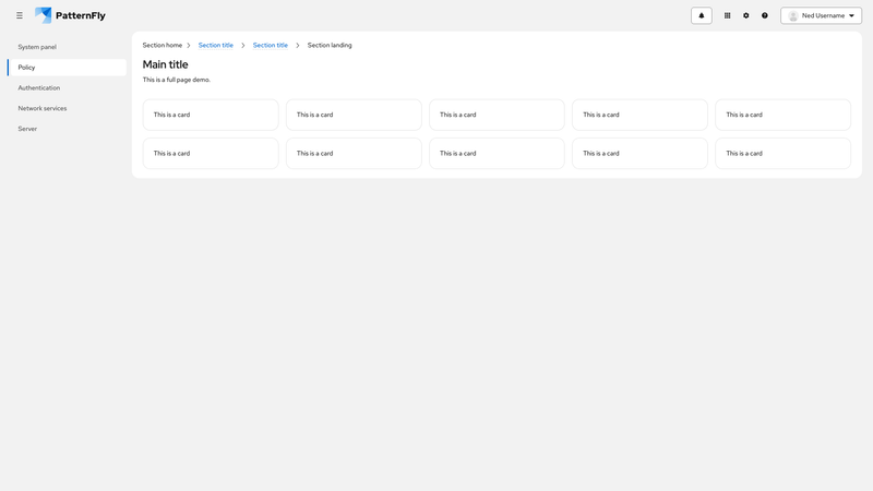 Utilities and user dropdown menu screenshot
