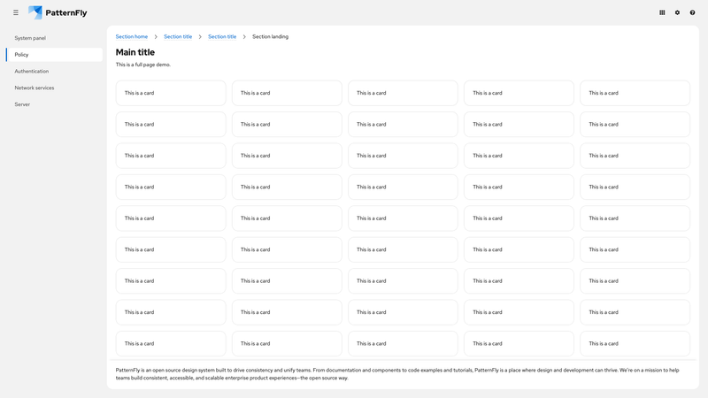 Sticky section bottom screenshot