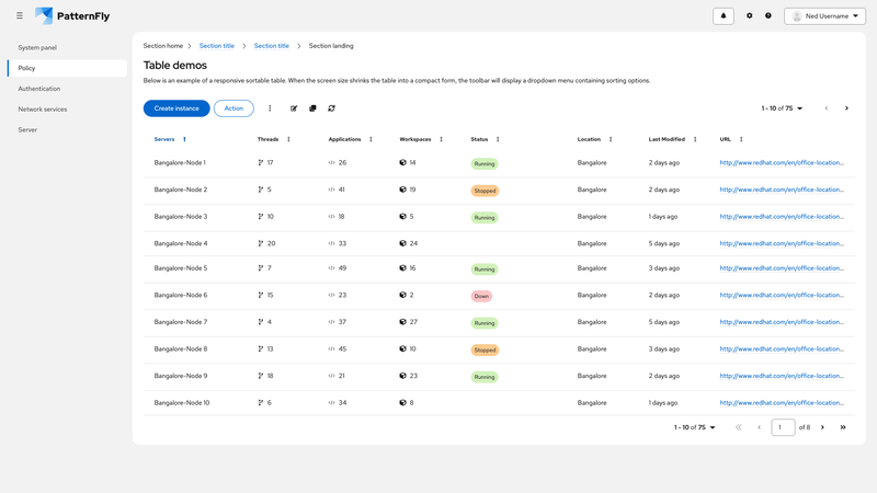 Sortable - responsive screenshot