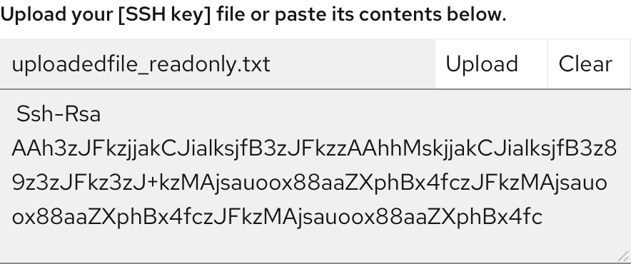 File upload with greyed out text box