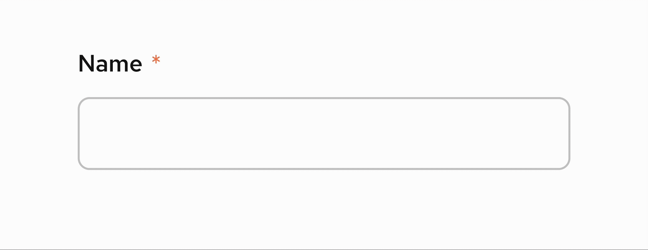A gif showing an example of an input error.