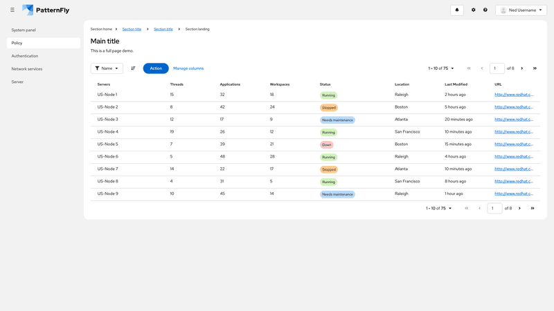Column management with draggable screenshot