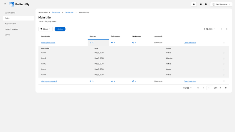 Compound expansion screenshot