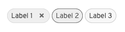 labels without icons