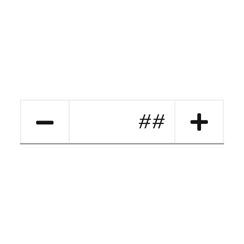 Number input illustration