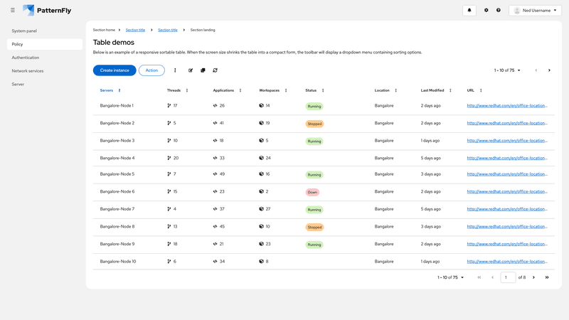 Sortable - responsive screenshot