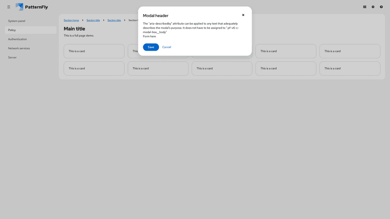 Top aligned screenshot