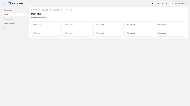 Utilities and user dropdown menu screenshot