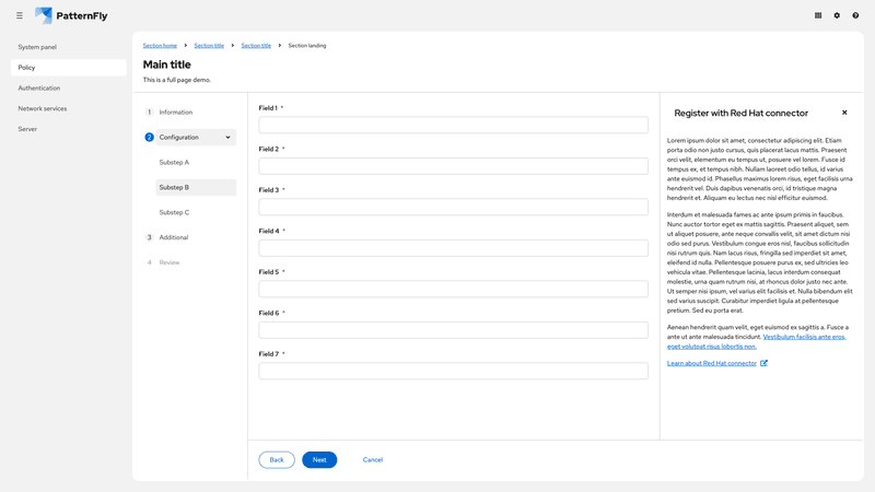 With drawer, in page, expanded screenshot